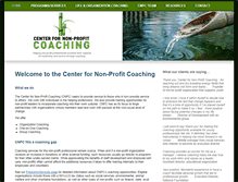 Tablet Screenshot of centerfornonprofitcoaching.org